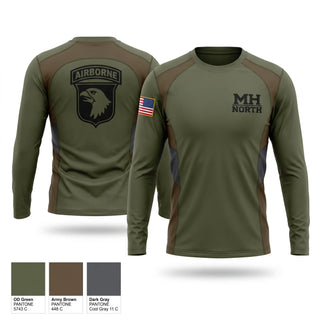 Long Sleeve Performance Shirt, MH North, Army, Teamtime, Team time, sublimation, custom sports apparel, team uniforms, spirit wear, spiritwear, sports uniforms, custom shirts, team store, custom team store, fundraiser sports, apparel fundraiser
