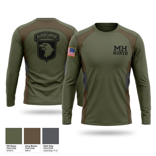 Long Sleeve Performance Shirt, MH North, Army, Teamtime, Team time, sublimation, custom sports apparel, team uniforms, spirit wear, spiritwear, sports uniforms, custom shirts, team store, custom team store, fundraiser sports, apparel fundraiser