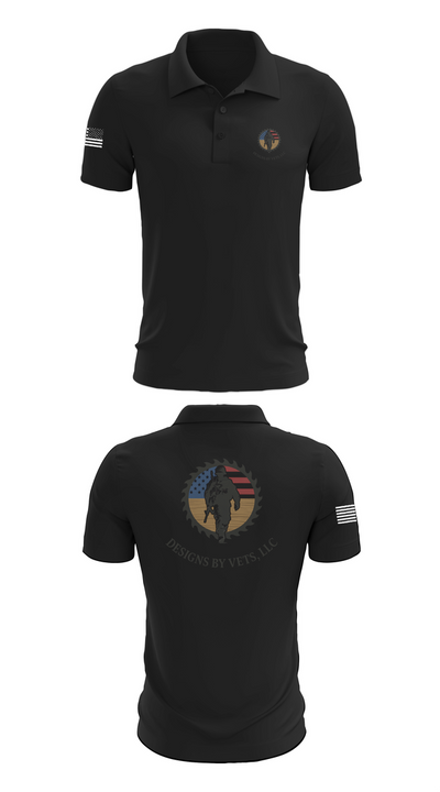 Designs By Vets 85600951 Short Sleeve Performance Polo - 27