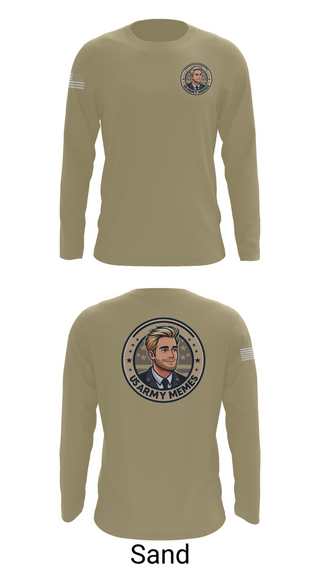 Long Sleeve Performance Shirt, U.S Army memes, , Teamtime, Team time, sublimation, custom sports apparel, team uniforms, spirit wear, spiritwear, sports uniforms, custom shirts, team store, custom team store, fundraiser sports, apparel fundraiser