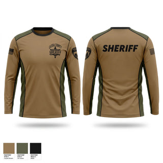Long Sleeve Performance Shirt, Cassia County Sheriff’s Office, Police, Teamtime, Team time, sublimation, custom sports apparel, team uniforms, spirit wear, spiritwear, sports uniforms, custom shirts, team store, custom team store, fundraiser sports, apparel fundraiser