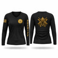 Solano County Sheriff's Office Defensive Tactics Unit Women's Long Sleeve V-neck Shirt - 1