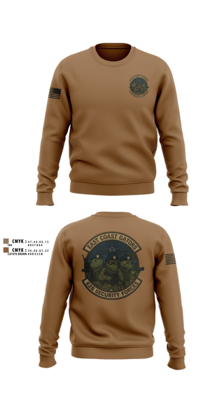 Crew Neck Sweatshirt, 628 Security Forces, Air Force, Teamtime, Team time, sublimation, custom sports apparel, team uniforms, spirit wear, spiritwear, sports uniforms, custom shirts, team store, custom team store, fundraiser sports, apparel fundraiser