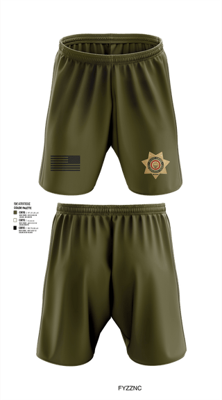 Athletic Shorts With Pockets, San Bernardino County Sheriffs Department, Police, Teamtime, Team time, sublimation, custom sports apparel, team uniforms, spirit wear, spiritwear, sports uniforms, custom shirts, team store, custom team store, fundraiser sports, apparel fundraiser