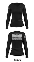 Anderson Floor Covering 8318622 Women's Long Sleeve V-neck Shirt - 35