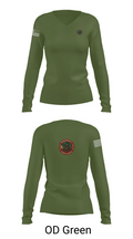 Detachment 1, 24th MDSB 49802931 Women's Long Sleeve V-neck Shirt - 57