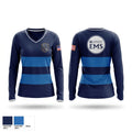UH EMS Women's Long Sleeve V-neck Shirt - 1