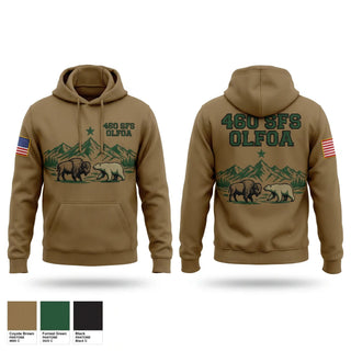 Hoodie, 460 SFS OL-FOA, Air Force, Teamtime, Team time, sublimation, custom sports apparel, team uniforms, spirit wear, spiritwear, sports uniforms, custom shirts, team store, custom team store, fundraiser sports, apparel fundraiser