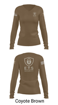 ETS 42970473 Women's Long Sleeve V-neck Shirt - 16
