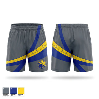 Athletic Shorts With Pockets, Wilkes County EMS, EMS/EMT, Teamtime, Team time, sublimation, custom sports apparel, team uniforms, spirit wear, spiritwear, sports uniforms, custom shirts, team store, custom team store, fundraiser sports, apparel fundraiser