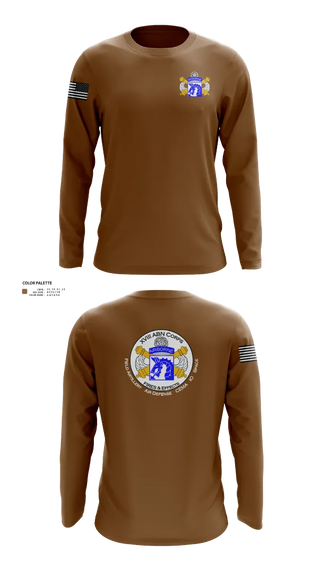 Long Sleeve Performance Shirt, XVIII Airborne Corps G34 FIRES, Army, Teamtime, Team time, sublimation, custom sports apparel, team uniforms, spirit wear, spiritwear, sports uniforms, custom shirts, team store, custom team store, fundraiser sports, apparel fundraiser