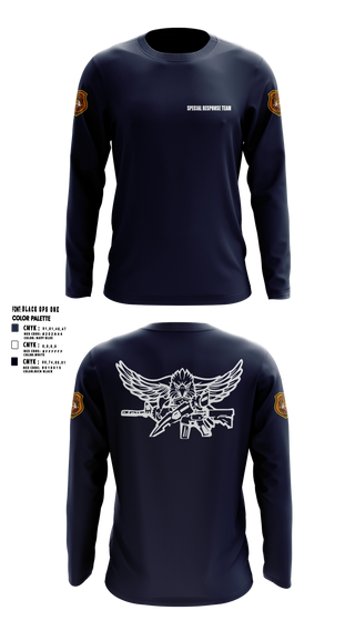 Long Sleeve Performance Shirt, Special Response Team, Police, Teamtime, Team time, sublimation, custom sports apparel, team uniforms, spirit wear, spiritwear, sports uniforms, custom shirts, team store, custom team store, fundraiser sports, apparel fundraiser