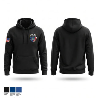 Hoodie, Onondaga Community College Campus Police, Police, Teamtime, Team time, sublimation, custom sports apparel, team uniforms, spirit wear, spiritwear, sports uniforms, custom shirts, team store, custom team store, fundraiser sports, apparel fundraiser
