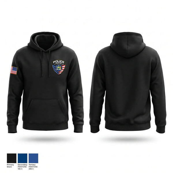 Hoodie, Onondaga Community College Campus Police, Police, Teamtime, Team time, sublimation, custom sports apparel, team uniforms, spirit wear, spiritwear, sports uniforms, custom shirts, team store, custom team store, fundraiser sports, apparel fundraiser