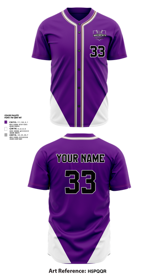 Full Button Baseball Jersey, Louisburg Wildcats, Baseball, Teamtime, Team time, sublimation, custom sports apparel, team uniforms, spirit wear, spiritwear, sports uniforms, custom shirts, team store, custom team store, fundraiser sports, apparel fundraiser