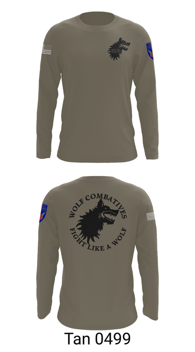 Wolf Combatives Long Sleeve Performance Shirt 66