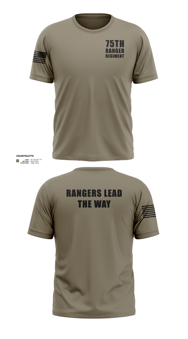 Short Sleeve Performance Shirt, 75th ranger regiment, Army, Teamtime, Team time, sublimation, custom sports apparel, team uniforms, spirit wear, spiritwear, sports uniforms, custom shirts, team store, custom team store, fundraiser sports, apparel fundraiser