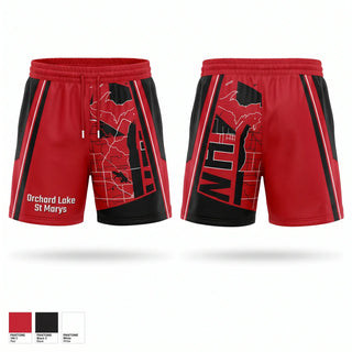 Athletic Shorts With Pockets, Orchard Lake St. Mary's, Cross Country, Teamtime, Team time, sublimation, custom sports apparel, team uniforms, spirit wear, spiritwear, sports uniforms, custom shirts, team store, custom team store, fundraiser sports, apparel fundraiser