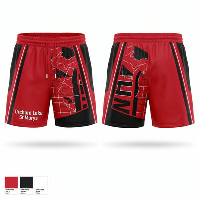 Orchard Lake St. Mary's Athletic Shorts With Pockets - 1