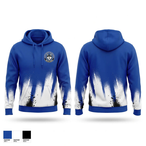 Hoodie, Northwest Mississippi Wolves, Men's Basketball, Teamtime, Team time, sublimation, custom sports apparel, team uniforms, spirit wear, spiritwear, sports uniforms, custom shirts, team store, custom team store, fundraiser sports, apparel fundraiser