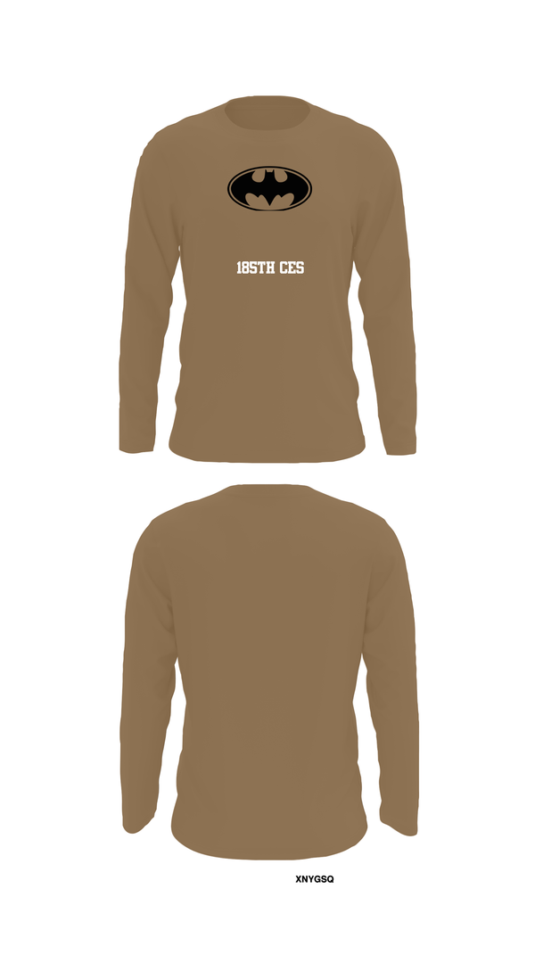 Long Sleeve Performance Shirt, 185th CES, Navy, Teamtime, Team time, sublimation, custom sports apparel, team uniforms, spirit wear, spiritwear, sports uniforms, custom shirts, team store, custom team store, fundraiser sports, apparel fundraiser