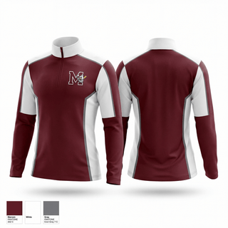 Quarter Zip Jacket, Mission Eagles, Baseball, Teamtime, Team time, sublimation, custom sports apparel, team uniforms, spirit wear, spiritwear, sports uniforms, custom shirts, team store, custom team store, fundraiser sports, apparel fundraiser