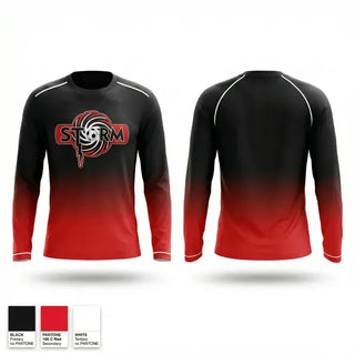 Long Sleeve Performance Shirt, Imagine Prep Surprise Storm, Men's Soccer, Teamtime, Team time, sublimation, custom sports apparel, team uniforms, spirit wear, spiritwear, sports uniforms, custom shirts, team store, custom team store, fundraiser sports, apparel fundraiser