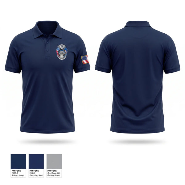Short Sleeve Performance Polo, Division of Capitol Police, Police, Teamtime, Team time, sublimation, custom sports apparel, team uniforms, spirit wear, spiritwear, sports uniforms, custom shirts, team store, custom team store, fundraiser sports, apparel fundraiser