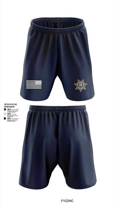 Hamilton County Sheriffs Office SURT 9289394 Athletic Shorts With Pockets - 101