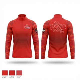 Quarter Zip Jacket, Lititz RAGE, Men's Soccer, Teamtime, Team time, sublimation, custom sports apparel, team uniforms, spirit wear, spiritwear, sports uniforms, custom shirts, team store, custom team store, fundraiser sports, apparel fundraiser