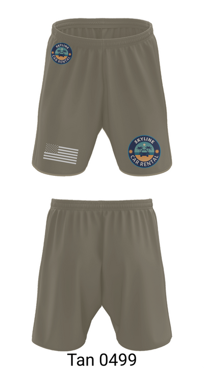 Skyline Car Rental 78356541 Athletic Shorts With Pockets - 69