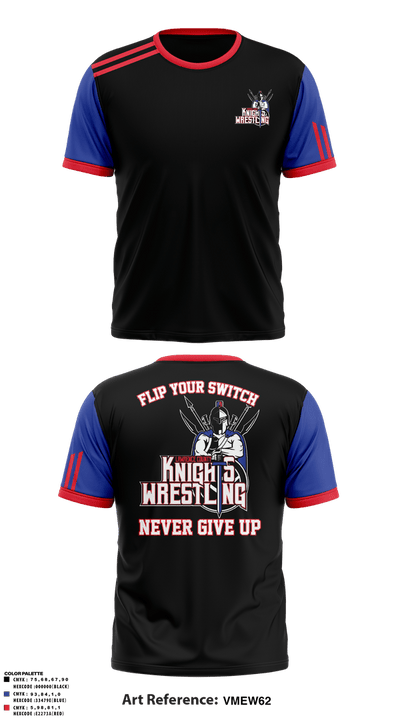 Lawrence County Knights 87391938 Short Sleeve Performance Shirt - 1