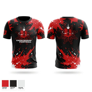 Short Sleeve Performance Shirt, UNORTHODOX PAINTBALL, Spirit Store, Teamtime, Team time, sublimation, custom sports apparel, team uniforms, spirit wear, spiritwear, sports uniforms, custom shirts, team store, custom team store, fundraiser sports, apparel fundraiser