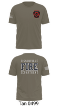 Sissonville Fire Department 14602590 Old School Cotton Feel Shirt - 8