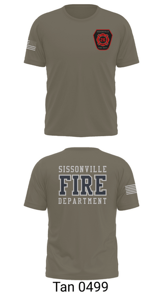 Old School Cotton Feel Shirt, Sissonville Fire Department, Fire Department, Teamtime, Team time, sublimation, custom sports apparel, team uniforms, spirit wear, spiritwear, sports uniforms, custom shirts, team store, custom team store, fundraiser sports, apparel fundraiser