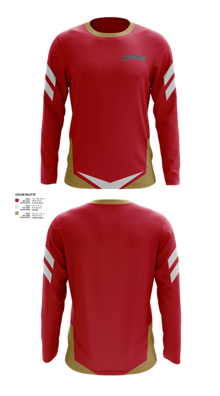 Long Sleeve Performance Shirt, MUSTANGS, , Teamtime, Team time, sublimation, custom sports apparel, team uniforms, spirit wear, spiritwear, sports uniforms, custom shirts, team store, custom team store, fundraiser sports, apparel fundraiser