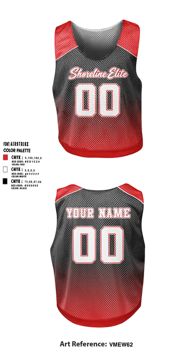 Shoreline Elite Mens Lacrosse Pinnie - 5