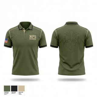 Short Sleeve Performance Polo, NPS Ranger, Police, Teamtime, Team time, sublimation, custom sports apparel, team uniforms, spirit wear, spiritwear, sports uniforms, custom shirts, team store, custom team store, fundraiser sports, apparel fundraiser