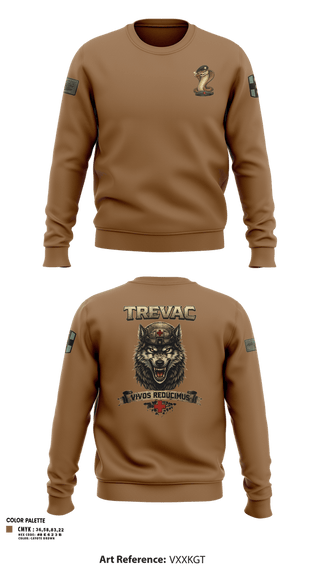 Crew Neck Sweatshirt, 566th MCAS TREVAC, Army, Teamtime, Team time, sublimation, custom sports apparel, team uniforms, spirit wear, spiritwear, sports uniforms, custom shirts, team store, custom team store, fundraiser sports, apparel fundraiser