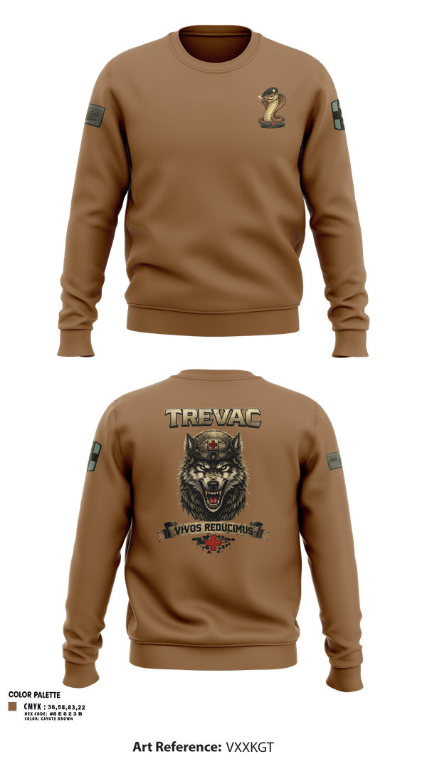 Crew Neck Sweatshirt, 566th MCAS TREVAC, Army, Teamtime, Team time, sublimation, custom sports apparel, team uniforms, spirit wear, spiritwear, sports uniforms, custom shirts, team store, custom team store, fundraiser sports, apparel fundraiser