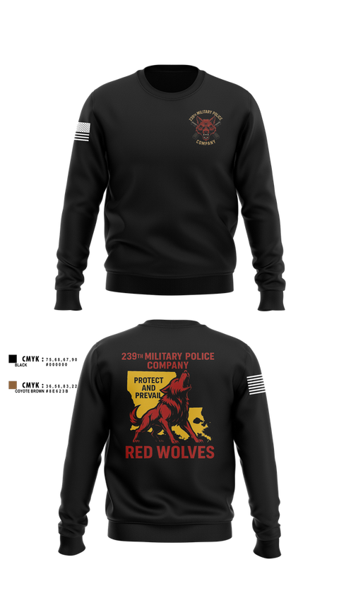Crew Neck Sweatshirt, 239th Military Police Company, , Teamtime, Team time, sublimation, custom sports apparel, team uniforms, spirit wear, spiritwear, sports uniforms, custom shirts, team store, custom team store, fundraiser sports, apparel fundraiser