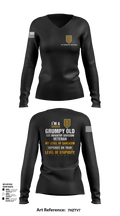 1st Infantry Division 23102862 Women's Long Sleeve V-neck Shirt - 22