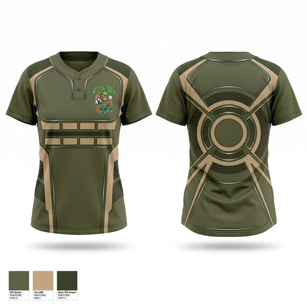 Two Button Softball Jersey, Creakers, Softball, Teamtime, Team time, sublimation, custom sports apparel, team uniforms, spirit wear, spiritwear, sports uniforms, custom shirts, team store, custom team store, fundraiser sports, apparel fundraiser