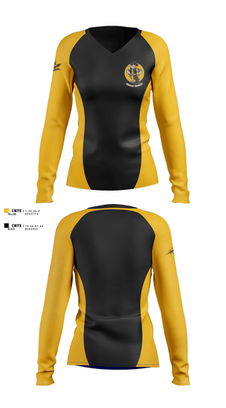 Womens Long Sleeve Vneck Shirt, Sargent Farmers, Spirit Store, Teamtime, Team time, sublimation, custom sports apparel, team uniforms, spirit wear, spiritwear, sports uniforms, custom shirts, team store, custom team store, fundraiser sports, apparel fundraiser