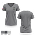 Oceanside Fire Dept. Training Women's Short Sleeve V-neck Shirt - 1
