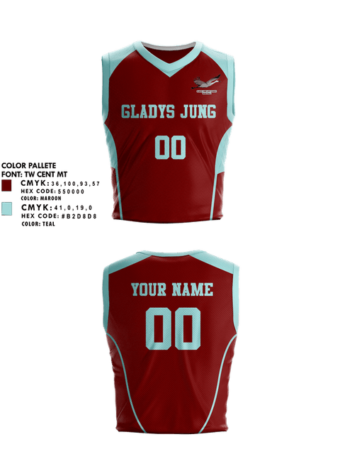 Womens Basketball Jersey, Gladys Jung Lady Cranes Baketball, Women's Basketball, Teamtime, Team time, sublimation, custom sports apparel, team uniforms, spirit wear, spiritwear, sports uniforms, custom shirts, team store, custom team store, fundraiser sports, apparel fundraiser