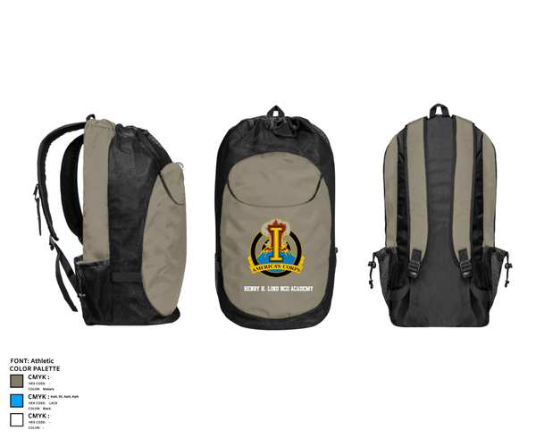 Gear Bag, Henry H. Lind NCO Academy, Army, Teamtime, Team time, sublimation, custom sports apparel, team uniforms, spirit wear, spiritwear, sports uniforms, custom shirts, team store, custom team store, fundraiser sports, apparel fundraiser
