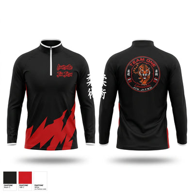 Team One Louisville Jiu Jitsu Quarter Zip Jacket - 1