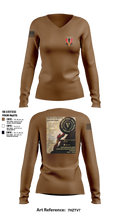 D/2-43 Women's Long Sleeve V-neck Shirt - 5