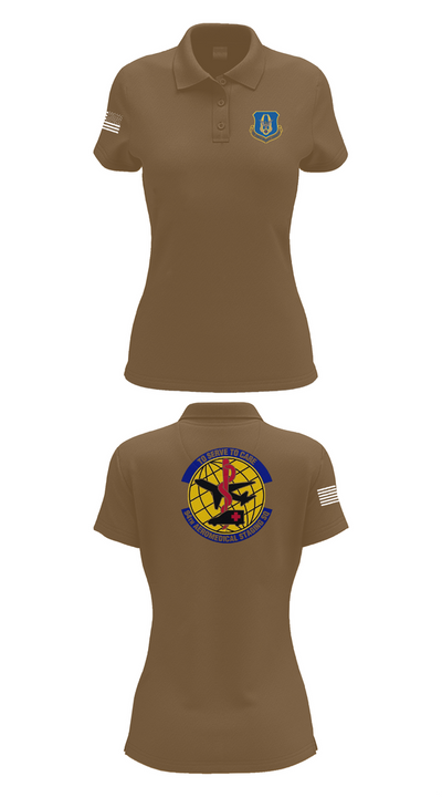 94th ASTS 18252797 Women's Short Sleeve Performance Polo  - 15